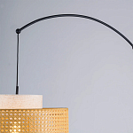 Торшер с декоративным поясом из плетеного бамбука Biuloggicu варинант исполнения - 3 | Loft Concept в Красноярске