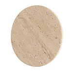 Бра с круглым плафоном из травертина Shaw Marble Lighting варинант исполнения - 4 | Loft Concept в Красноярске