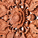 Панно из дерева квадратное Novala Panel With Trees варинант исполнения - 2 | Loft Concept в Красноярске