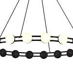 Люстра кольцевая с круглыми светодиодными источниками света Maxine Light варинант исполнения - 5 | Loft Concept в Красноярске