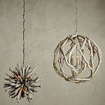 Люстра круглая в виде веток деревьев Natural Driftwood варинант исполнения - 4 | Loft Concept в Красноярске