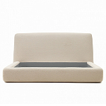 Кровать со съемным бежевым чехлом из ткани букле White Boucle Collection варинант исполнения - 3 | Loft Concept в Красноярске