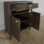 Комод Elsa Dreams Walnut Двухстворчатый  варинант исполнения - 1 | Loft Concept в Красноярске