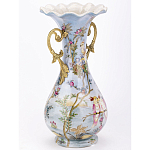 Ваза фарфоровая с попугаями Gaya варинант исполнения - 5 | Loft Concept в Красноярске