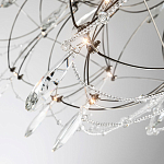 Люстра с каркасом из тонких металлических нитей и хрустальными подвесками Crystal Metal Threads Chandelier 100 варинант исполнения - 2 | Loft Concept в Красноярске