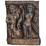 Антикварные объёмные панно из тика Antique Indian Panels варинант исполнения - 2 | Loft Concept в Красноярске