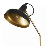 Торшер с плафоном в форме купола в сочетании черного и золотистого цвета Minimalist Execution варинант исполнения - 1 | Loft Concept в Красноярске