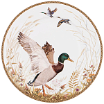 Тарелка закусочная из фарфора с изображением утки Hunting Porcelain Collection варинант исполнения - 1 | Loft Concept в Красноярске