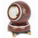Часы настольные в виде шара из натурального камня Ball Stone Clock варинант исполнения - 4 | Loft Concept в Красноярске