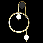 Бра с круглой рамкой и стеклянными белыми шарами B.LUX C Ball варинант исполнения - 3 | Loft Concept в Красноярске