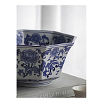 Чаша белая с синим цветочным узором Chino Dishes варинант исполнения - 5 | Loft Concept в Красноярске