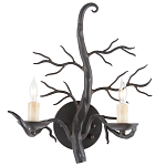 Бра черное в виде ствола дерева Branched Tree варинант исполнения - 2 | Loft Concept в Красноярске