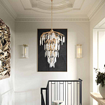 Бра настенное высокое из стеклянных трубочек Gladia варинант исполнения - 3 | Loft Concept в Красноярске