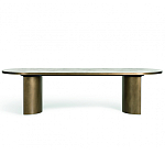 Дизайнерский рабочий стол из металла BLEVIO Table варинант исполнения - 9 | Loft Concept в Красноярске