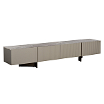 Тумба под телевизор серая с мраморной столешницей Uniqueness Marble варинант исполнения - 1 | Loft Concept в Красноярске