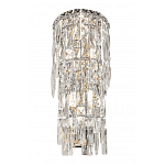 Бра с каскадом из прозрачного хрусталя и корпусом из металла цвета хром Constant Sparks варинант исполнения - 2 | Loft Concept в Красноярске