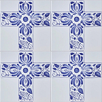 Плитка с узором Кресты варинант исполнения - 1 | Loft Concept в Красноярске