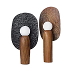 Настольная лампа из дерева Decorative Wooden Lamp варинант исполнения - 1 | Loft Concept в Красноярске