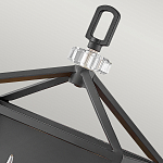 Бра в черном цвете с двумя лампами в форме свечи и стеклянными элементами Hinkley варинант исполнения - 2 | Loft Concept в Красноярске