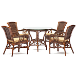 Комплект обеденный из ротанга Eloise варинант исполнения - 1 | Loft Concept в Красноярске