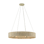 Люстра круглая из толстых деревянных реек Natural Style варинант исполнения - 2 | Loft Concept в Красноярске