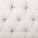 Кровать двуспальная светло-бежевая с основанием из массива дуба с мягким изголовьем Flax Beds варинант исполнения - 4 | Loft Concept в Красноярске