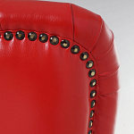 Кресло с обивкой из эко-кожи Harper Armchair Red варинант исполнения - 5 | Loft Concept в Красноярске