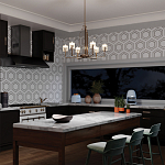  Люстра с прозрачными рифлеными цилиндрическими плафонами Kichler варинант исполнения - 28 | Loft Concept в Красноярске