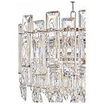 Круглая люстра с хрустальными подвесками на серебряном каркасе Gorgeous Crystal Light варинант исполнения - 4 | Loft Concept в Красноярске