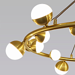 Люстра подвесная светодиодная с плафонами в форме шара Italian Globe Cedar Moss Light варинант исполнения - 3 | Loft Concept в Красноярске