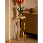 Столик дизайнерский Beige marble варинант исполнения - 4 | Loft Concept в Красноярске