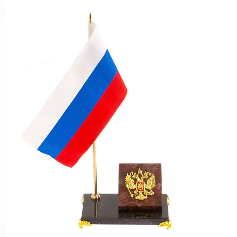 Флагшток с гербом России на подставке из натурального камня лемезит Stone Flagpole Лемезит Красный Белый Синий Флагшток с гербом России на подставке из натурального камня лемезит Stone Flagpole Лемезит Красный Белый Синий в Красноярске | Loft Concept