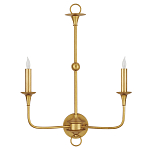 Бра настенное золотого цвета в форме подсвечника Graceful Smoothness варинант исполнения - 3 | Loft Concept в Красноярске