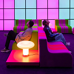 Дизайнерское кресло зеленое Poltronova Sofo Verosa Green Pink Armchair варинант исполнения - 13 | Loft Concept в Красноярске