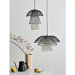 Подвесной светильник Black Grey Mesh Tube Lampshade Hanging Lamp варинант исполнения - 6 | Loft Concept в Красноярске