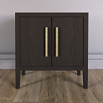 Тумбочка Primo с дверцами шпон темный орех варинант исполнения - 2 | Loft Concept в Красноярске