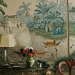 Обои ручная роспись River Scenes of Bengal Kolkata варинант исполнения - 5 | Loft Concept в Красноярске