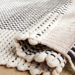 Ковер Woven from Wool с бахромой по краям варинант исполнения - 2 | Loft Concept в Красноярске