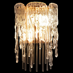 Бра с эффектом стекающего стекла и прозрачными трубками Textured Glass варинант исполнения - 1 | Loft Concept в Красноярске