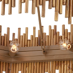 Люстра с абажуром из ротанга Wicker Furniture варинант исполнения - 2 | Loft Concept в Красноярске