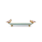 Блюдо фарфоровое Экзотические птички Vivole варинант исполнения - 2 | Loft Concept в Красноярске