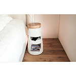 Керамический столик с деревянной столешницей "Пешка" варинант исполнения - 1 | Loft Concept в Красноярске