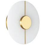 Бра с плафоном из камня в форме диска Buccio Stone Disk Wall Lamp варинант исполнения - 1 | Loft Concept в Красноярске