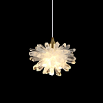 Подвесной светильник с натуральным горным хрусталем Crystal Shimmer варинант исполнения - 2 | Loft Concept в Красноярске