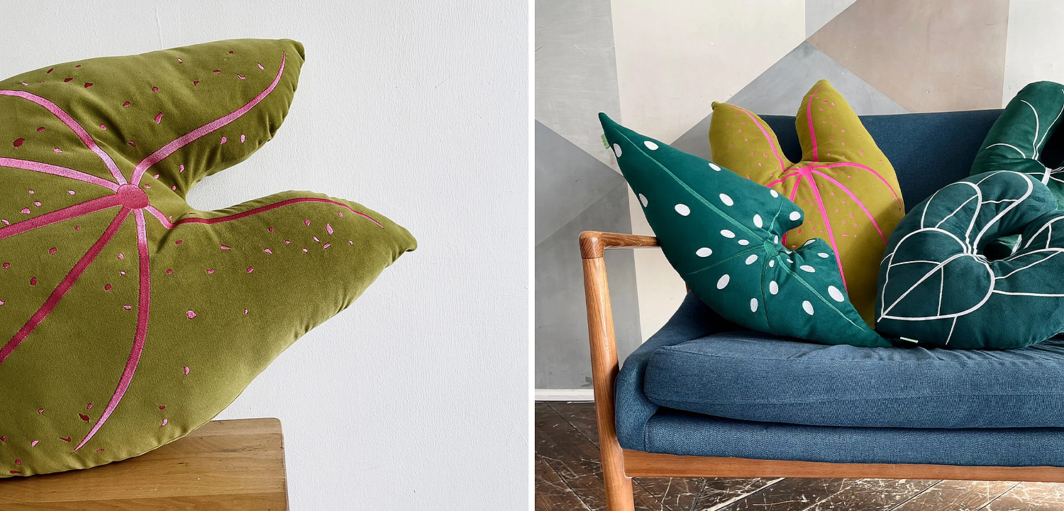 Декоративная подушка Botanical Cushion Caladium Декоративная подушка Botanical Cushion Caladium - Loft-Concept в Красноярске