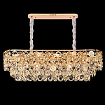 Люстра овальная каскадная с подвесками в форме колец Galaxy of Light варинант исполнения - 4 | Loft Concept в Красноярске