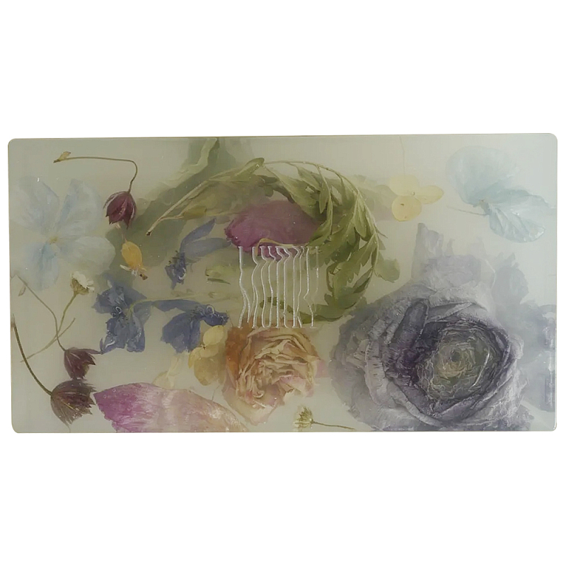 Шкатулка из эпоксидной смолы с цветами белая Epoxy Resin Rectangular Box White Белый Мульти Шкатулка из эпоксидной смолы с цветами белая Epoxy Resin Rectangular Box White Белый Мульти в Красноярске | Loft Concept