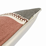 Подушка декоративная с геометрическим узором и плетенными вставками Divine Abstractions варинант исполнения - 3 | Loft Concept в Красноярске