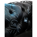 Кресло "Баския и Уорхол" Basquiat Warhol graffiti chair натуральная кожа варинант исполнения - 8 | Loft Concept в Красноярске