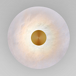 Бра светодиодный с мраморным рассеивателем латунь варинант исполнения - 1 | Loft Concept в Красноярске